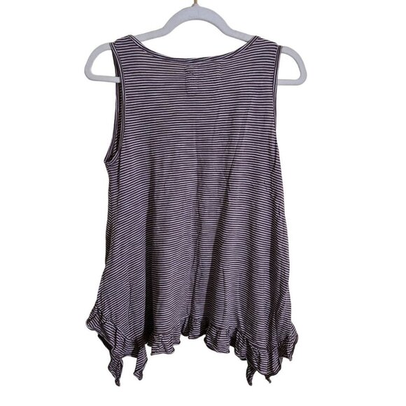 Lot Of 3 Cupio Sleeveless Ruffle Assymetric Hem Jersey Size M - Picture 5 of 10